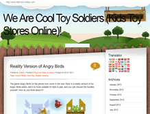 Tablet Screenshot of kids-toy-online.com